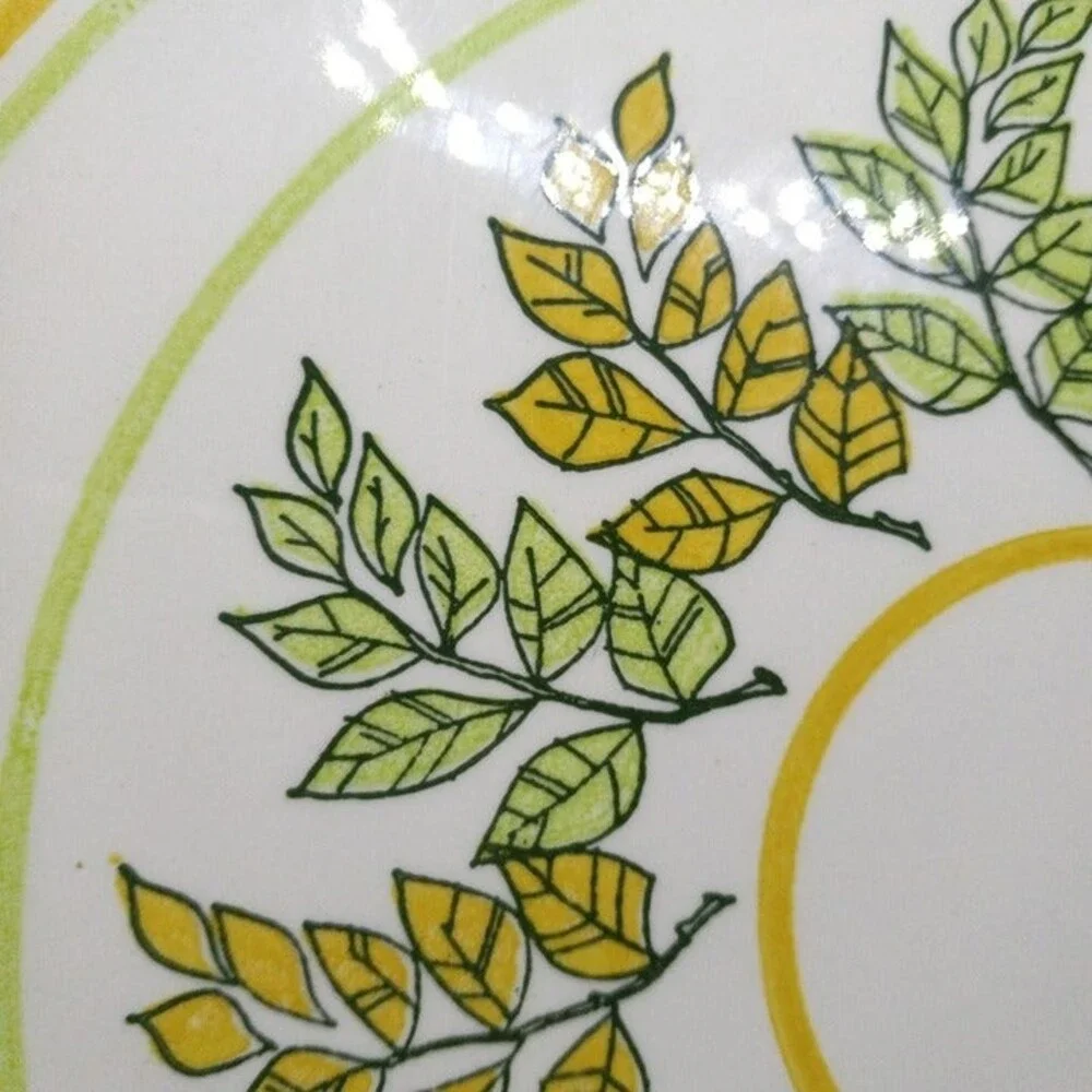 Taylor Smith Taylor Ironstone Serving Platter-Mint Pattern-MCM-Made in USA